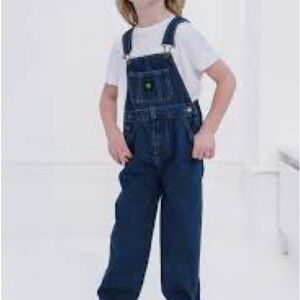 John Deere Boys Denim Overalls Size 6 NWT
